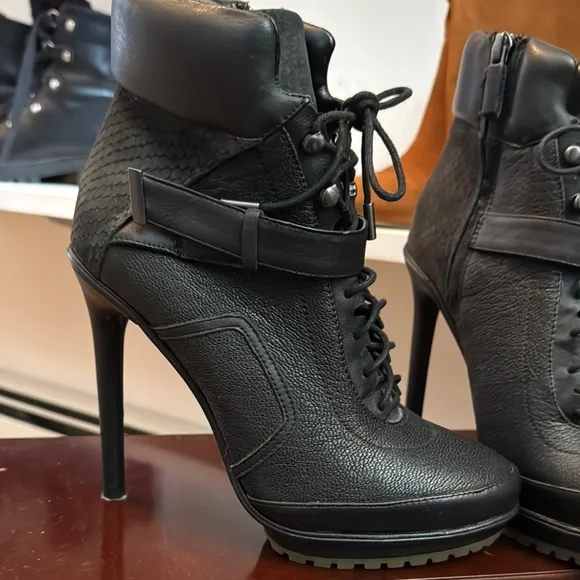 BCBGMaxAriza Leather Boot - Size 7 - Picture 2 of 7